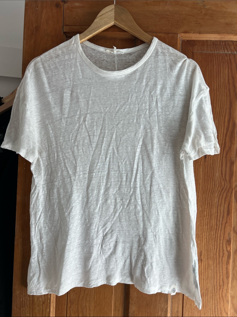 Rag and Bone women’s linen T Large GUC!
